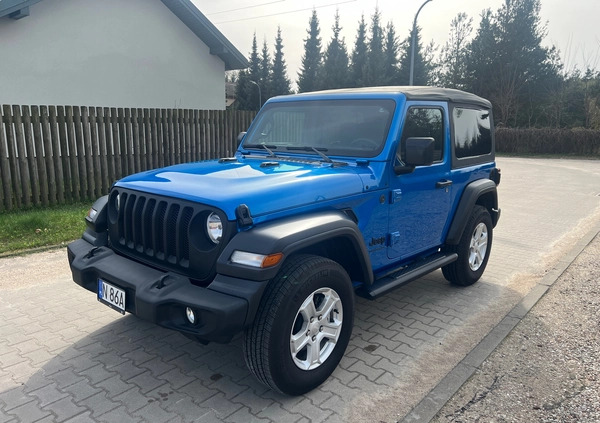 jeep wrangler warmińsko-mazurskie Jeep Wrangler cena 166000 przebieg: 23468, rok produkcji 2022 z Lidzbark